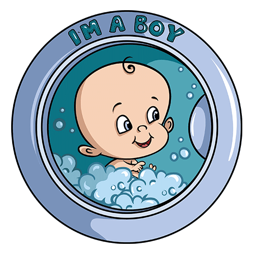 Щампа - Wash mashine baby boy
