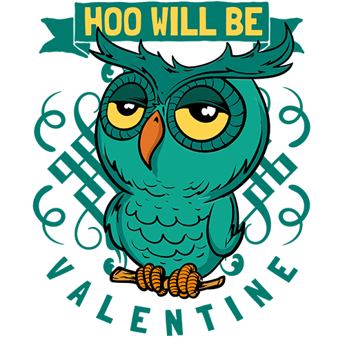 Щампа - Valentine owl