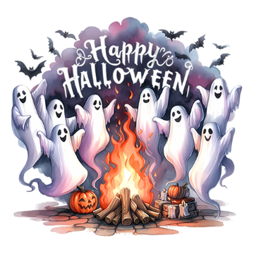 Щампа - Happy Helloween - Ghosts